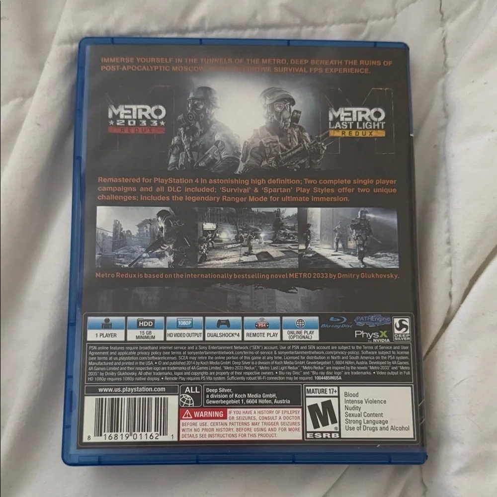 Metro Redux for - Blue Case
